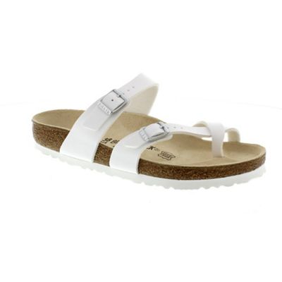 White 'Mayari' ladies two strap sandals